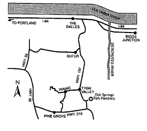 map to Fall River Hatchery