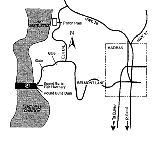 map to Fall River Hatchery