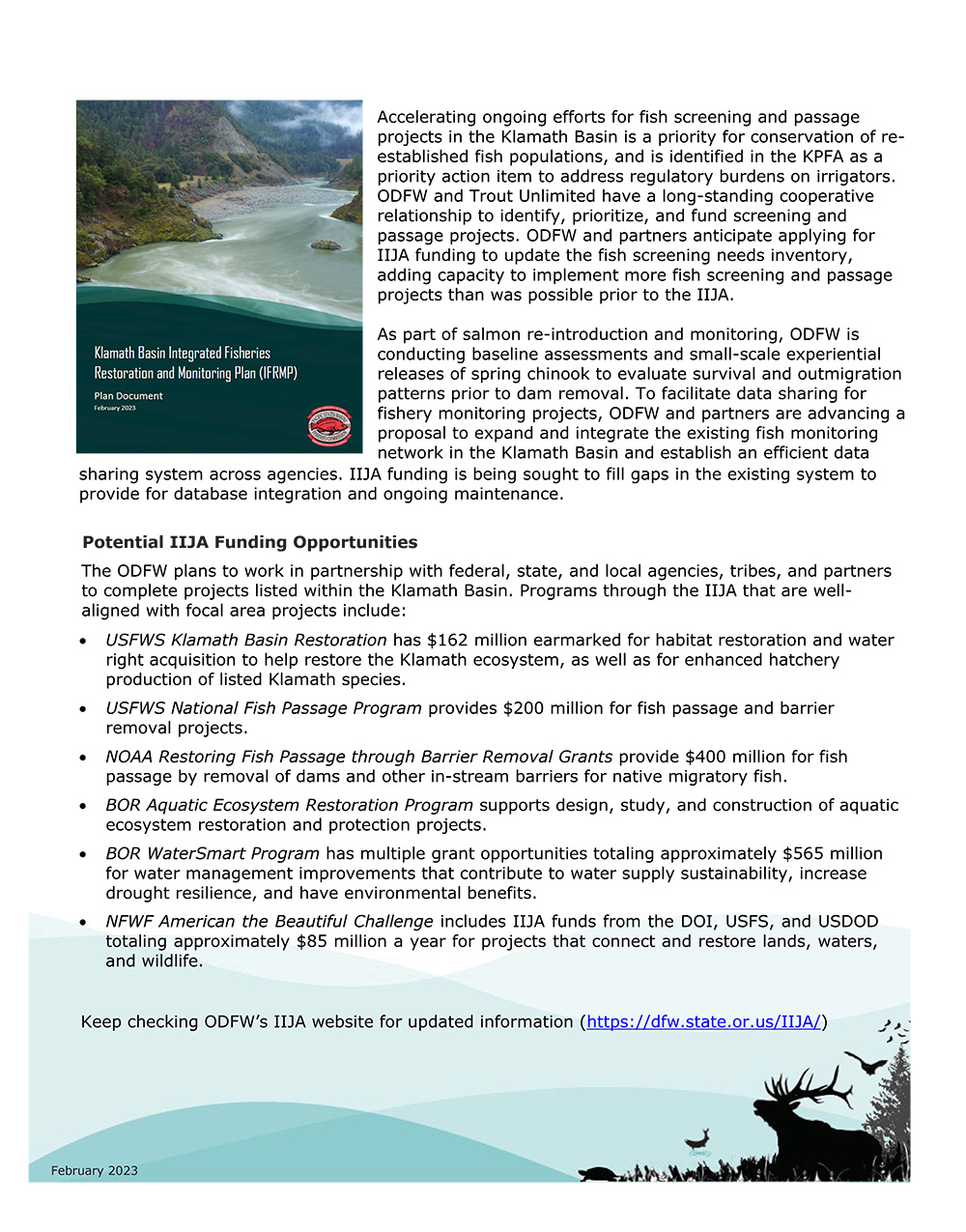 Klamath Basin Restoration Overview