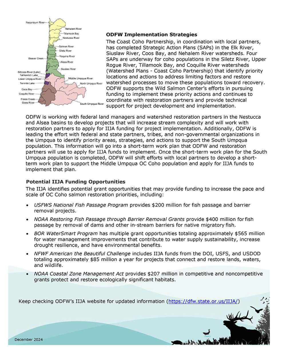 Oregon Coast Coho Recovery Overview