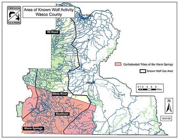 Wasco County AKWA Map